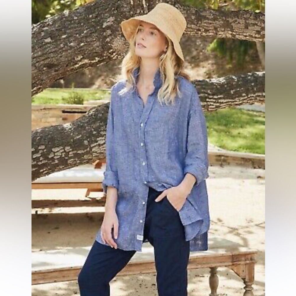 New Frank & Eileen Mackenzie One Size Shirt In Fa… - image 1